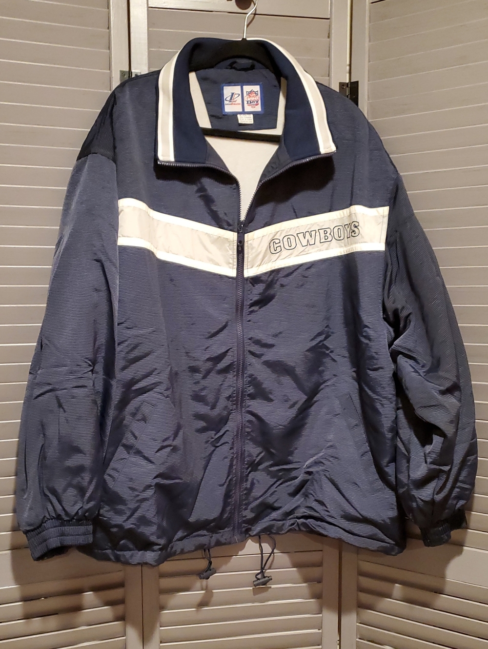 Game Day Vintage Logo Dallas Cowboys Lined Jacket Size XL